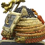 金本小札色々縅二枚胴具足